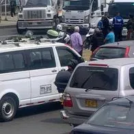 Bogotá amanece con nuevos bloqueos por el paro de camioneros: Estas son las vías afectadas