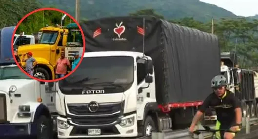 Paro de camioneros en Colombia podría agravarse y Bogotá se vería bloqueada