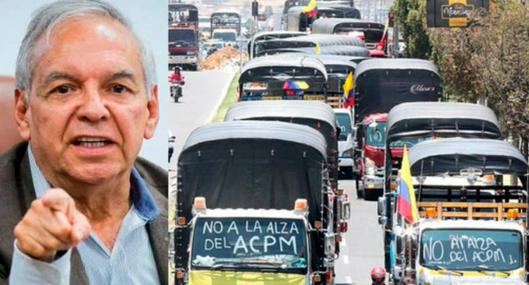 Paro de camioneros por alza en ACPM es excesivo, según el Gobierno de Petro