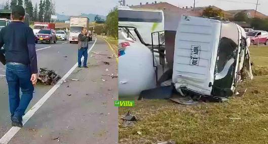 El gobernador de Cundinamarca, Jorge Emilio Rey Ángel, aclaró que el accidente no está relacionado con los bloqueos del paro camionero.