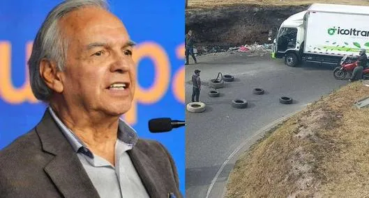 Ministro de Hacienda dice que hay violación de derechos humanos en paro de camioneros