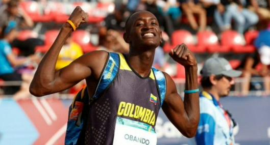 Sebastián Obando, ganador de la medalla de oro en los Juegos Paralímpicos 2024 en atletismo.