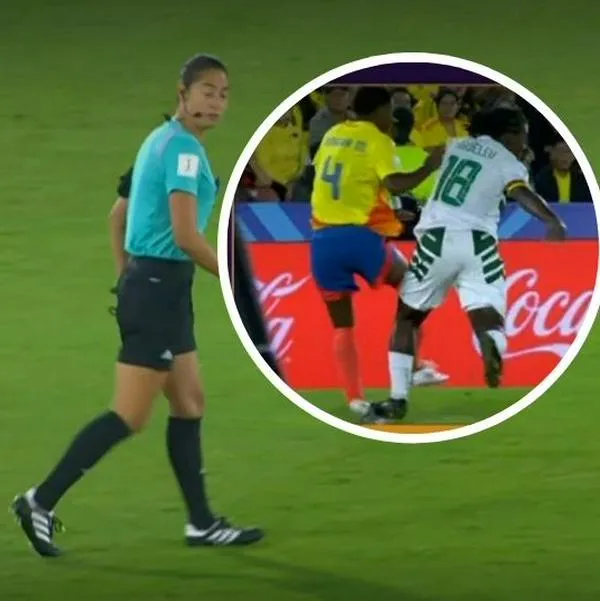 Fotos de partido en El Campín, en nota de qué pasó en Colombia vs Camerún en Mundial Sub-20 con tarjeta VAR.