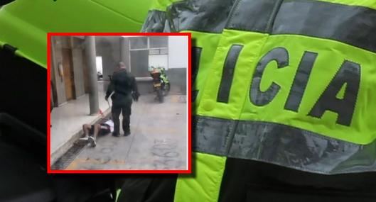 Indignación por video en el que se ve a Policía en Malambo pateando a un detenido