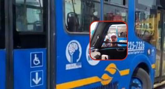 Conductor lanzó dura amenaza en Bogotá por paro de transportadores: "Carro que no colabore, se pincha", aseguró el camionero. 