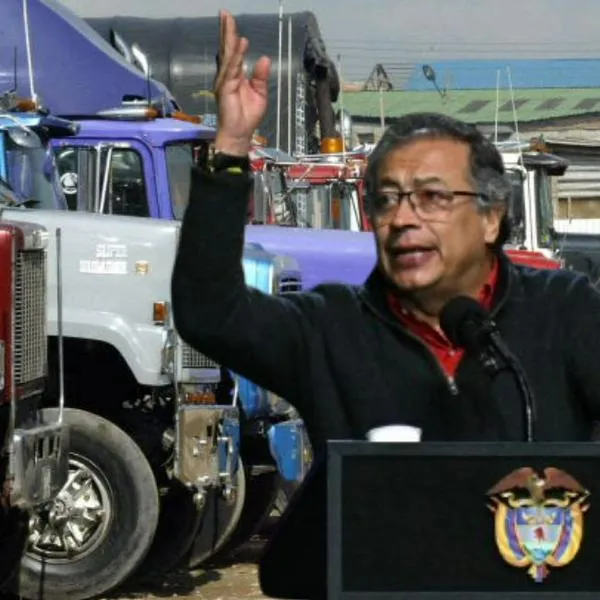 Este miércoles /:00 p. m., el presidente Gustavo Petro dio alocución, pero no habló del paro de camioneros en Colombia ni del ACPM.