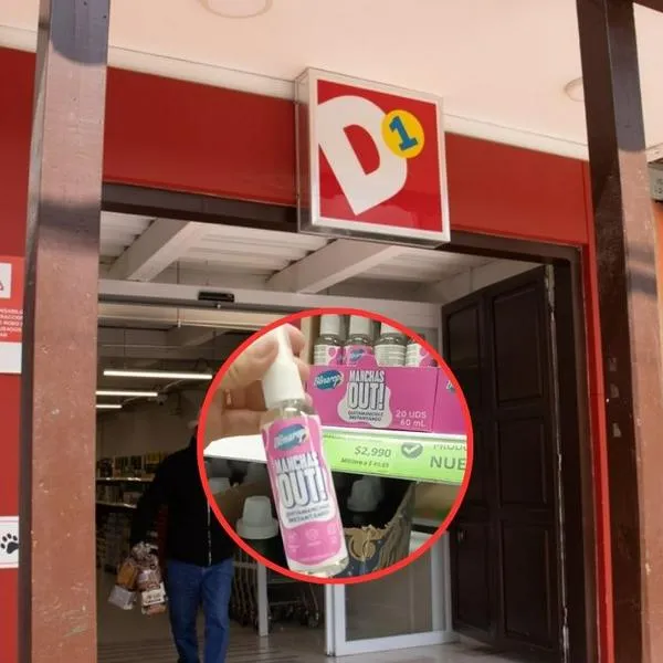 Nuevo producto de D1: quitamanchas instantáneo por 2.990 pesos
