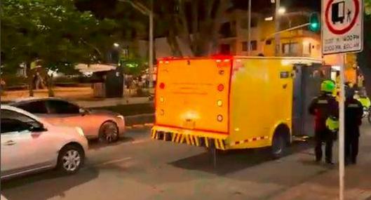 Intento de hurto a carro de valores en el parque de Belén provocó balacera que dejó un herido