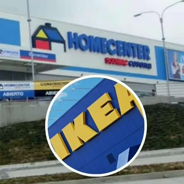 Fotos de Ikea y Homecenter, en nota de quién es el dueño de Muebles Jamar, que aprieta a esas dos empresas en Colombia