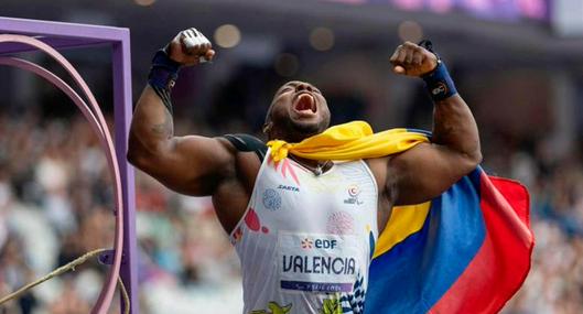 Oro para Colombia en Paralimpicos de París, Mauricio Valencia ganó en la impulsión de bala