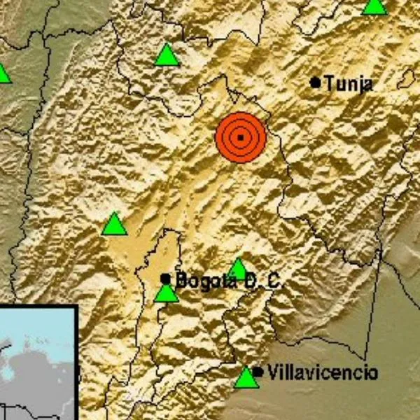 Temblores en Colombia hoy 8 de septiembre en Lenguazaque, Cundinamarca y Los Santos, Santander, según SGC.