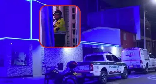 Fatal desenlace de policía que descubrió a su esposa con el amante en un motel de Bogotá. El uniformado desenfundó su arma contra él y la pareja. 