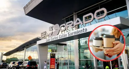 Aeropuerto El Dorado de Bogotá, con polémica por altos precios de cafeterías