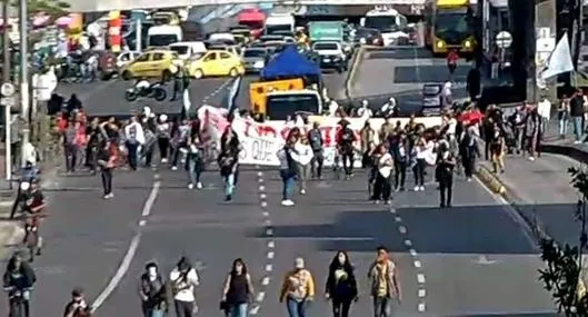 Protestas en Bogotá llevan a cierre de Transmilenio en calle 72, calle 26 y Bosa