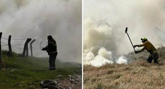 Reportan siete incendios forestales en Bogotá: manténgase alejado de estas zonas