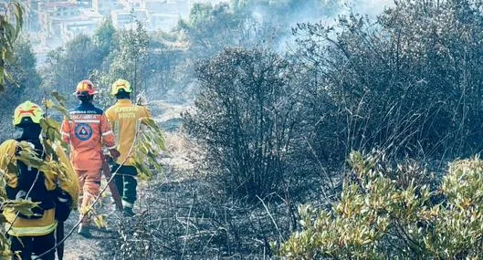 ¿Cuál es el estado de los incendios en Bogotá, según el Cuerpo de Bomberos