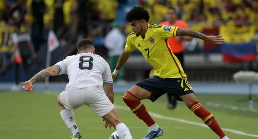 Colombia jugando en Barranquilla.