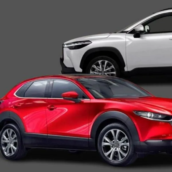 Las marca Toyota y Mazda compiten con los SUV híbridos Corolla Cross y CX-30 en Colombia, y se suma a la batalla la Renault Arkana.