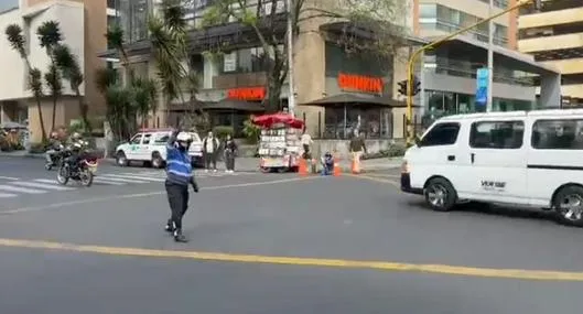 Movilidad en Bogotá: cierres en calle 72 por protestas en Universidad Pedagógica