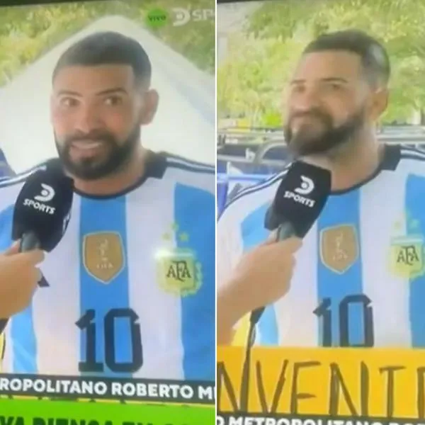Un conseteño se volvió viral en redes sociales y todo por decir que es hincha fiel de Argentina, en la previa del partido ante Colombia.
