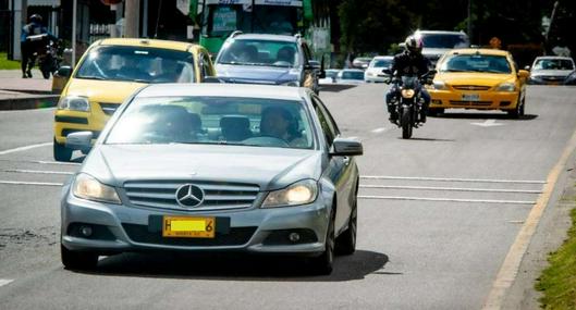 Pico y placa vehículos particulares y taxis en Bogotá miércoles 11 de septiembre 