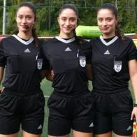 Ellas son las trillizas Vásquez (de 23 años): las árbitras paisas que sueñan con ser Fifa