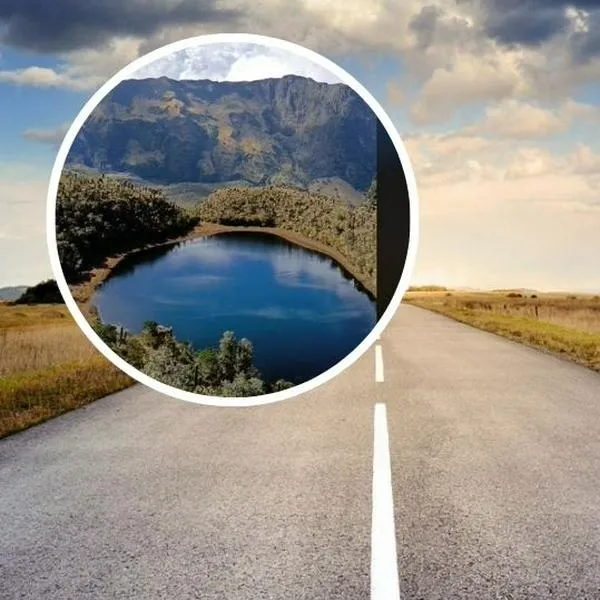 Foto de vía y paisaje, en nota de cuál es la carretera más linda de Colombia por paisajes y belleza para turismo
