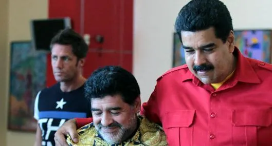 El pedido de Maduro a Maradona. 