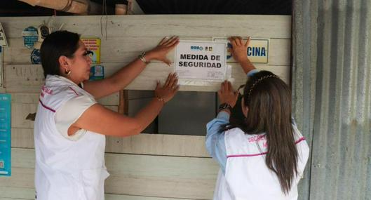 Autoridades sanitarias cerraron por plagas el restaurante de una terminal de ruta en Ibagué 