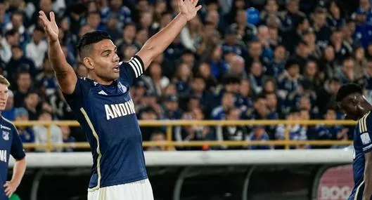 Falcao: qué partidos se perdería con Millonarios Liga y Copa por lesión gemelo