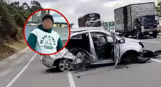 Joven muerto en accidente vía Bogotá-Tunja era familiar de alcalde de Leticia, Amazonas: detalles y foto