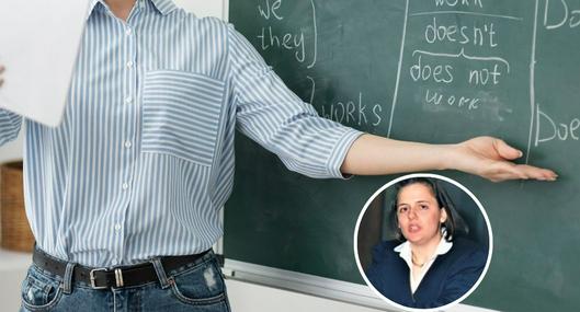 Fotos de maestra y de Cinzia Paolina De Lio, en nota de profesora duró 20 años sin dar clases con excusas y se indignó por su despido