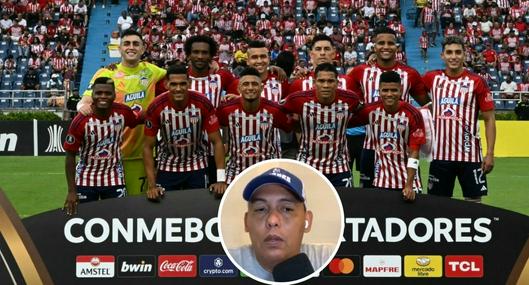 Foto de Junior y de José Hugo Illera, en nota de que periodista de Win Sports expuso jugador de Junior por indisciplina (video)