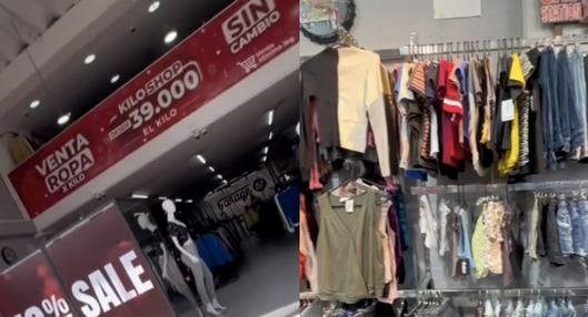 'Outlet' de ropa de marca en Bogotá: muchas prendas muy baratas