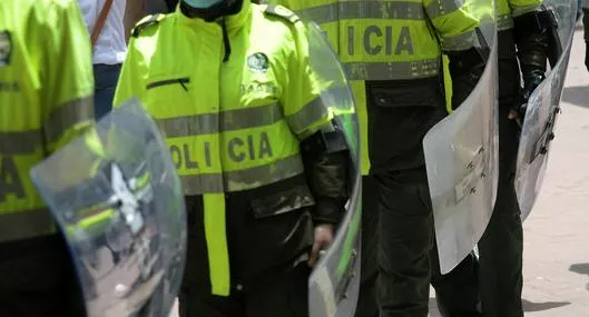 Policía le disparó a un perro pitbull en Manizales. 