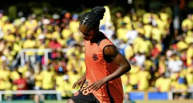 Susto para Linda Caicedo en el partido de selección - 