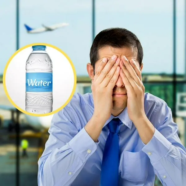¿Por qué no se puede llevar botellas por los controles del aeropuerto? Expertos explican