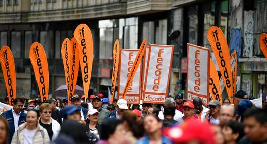 Fecode se une a las marchas contra “el intento de golpe de Estado contra Petro”