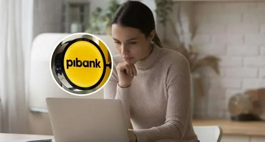 Foto de mujer y de Pibank, en nota de que rival de Nu y Lulo Bank, dijo qué cambio hizo en Colombia con WhatsApp