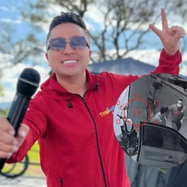 En video quedó registrado violento atraco a locutor de emisora en Bogotá