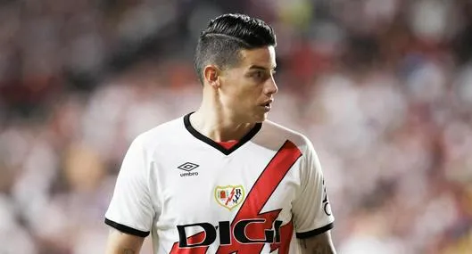 Así le fue a James Rodríguez en Rayo Vallecano.