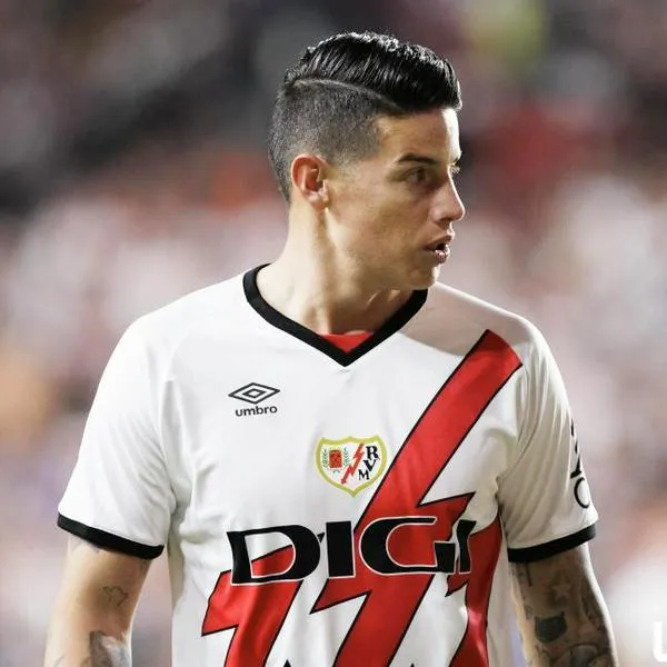 Así le fue a James Rodríguez en Rayo Vallecano.