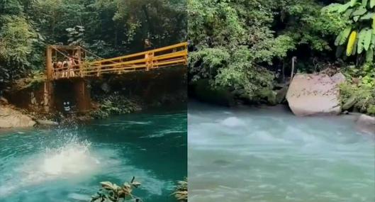 Fotos de río Melcocha y Danubio, en nota de dónde quedan ríos azules en Colombia, cómo llegar y cómo son sitios de turismo