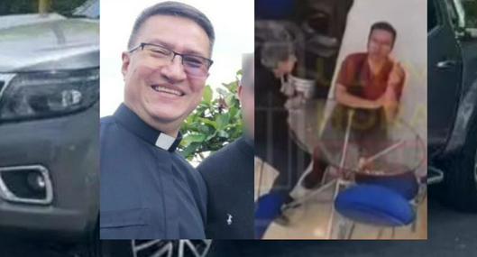 Padre Darío Valencia: aparece video antes de desaparecer  y con quien estaba