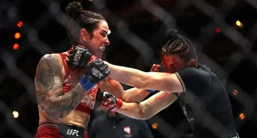 Irene Aldana sufrió herida en UFC 236 contra Norma Dumont. Imágenes impresionan a fanáticos porque fue un corte de 8 puntos en la frente.