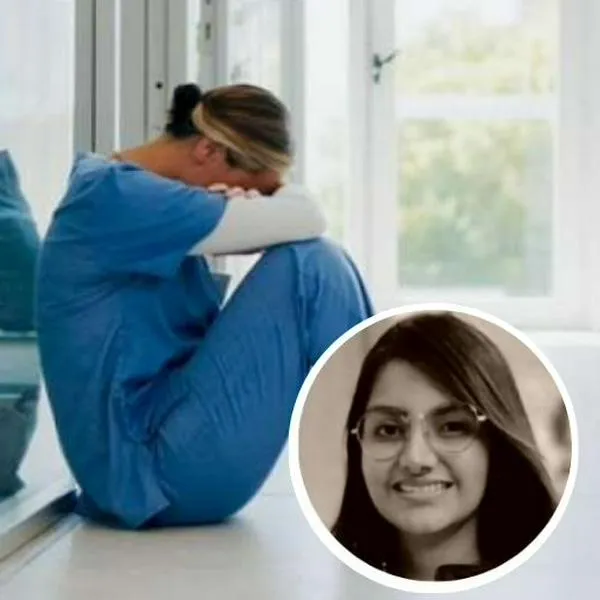 Foto de doctora y de Catalina Gutiérrez Zuluaga, en nota de que médica de Javeriana antes de morir dijo que le iban a cobrar con sangre decisión