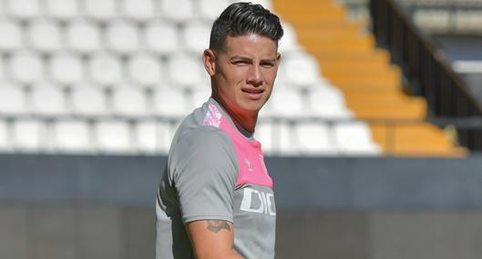 James Rodríguez reaccionó con foto y mensaje a debut en Rayo Vallecano