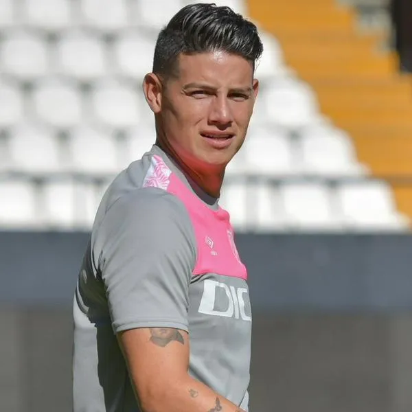 James Rodríguez reaccionó con foto y mensaje a debut en Rayo Vallecano