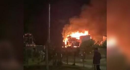 Incendio de camiones en parqueadero de Bosa habría sido provocado, esto se sabe