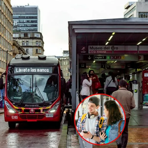 ¿Dónde es mejor llevar la maleta, adelante o atrás si va en Transmilenio o SITP?